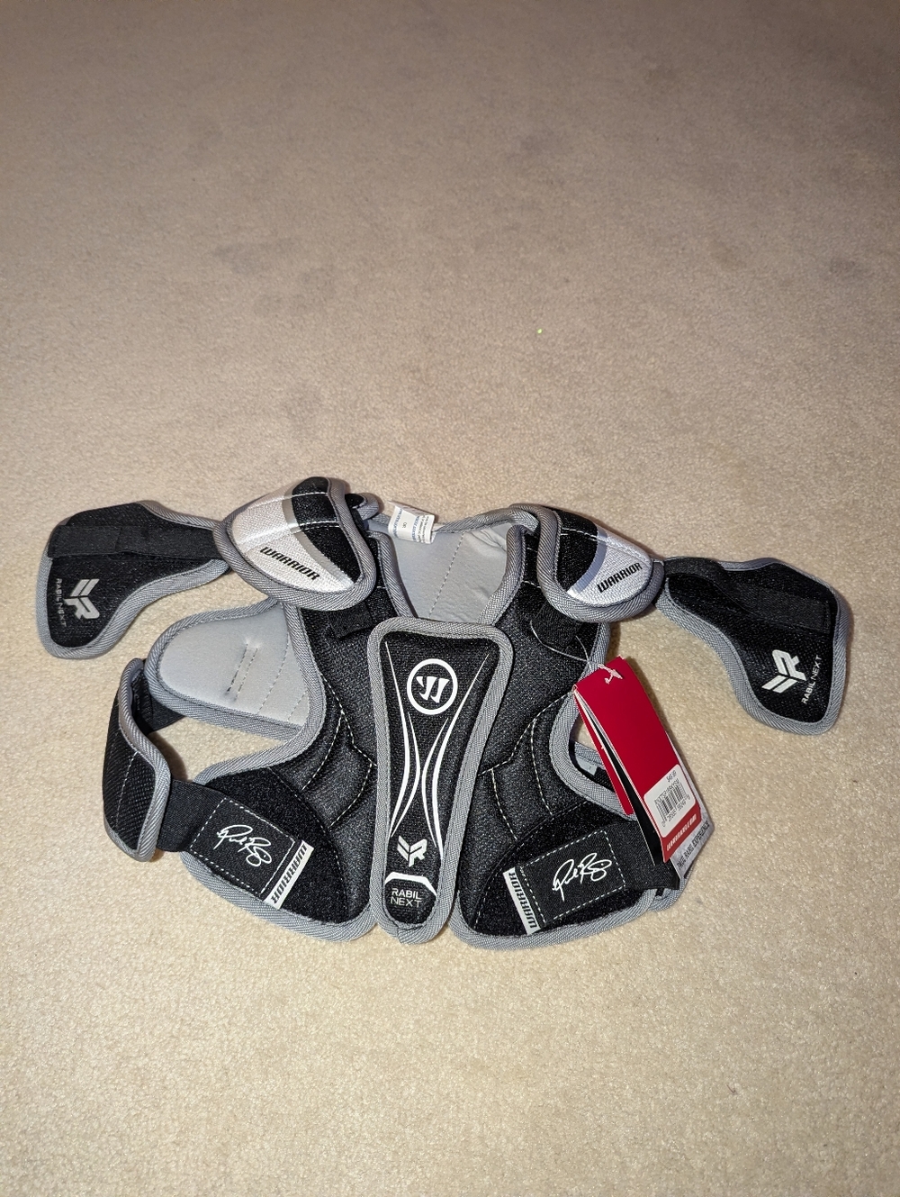 Nwt Warrior Paul Rabil Next Lacrosse Youth Shoulder Pads